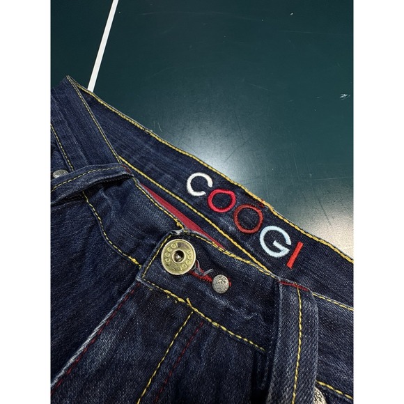 VTG Y2K Coogi Jeans 38x32 Baggy Hip‎ Hop Skater Grunge Wide Leg Sewn Embroidery - Picture 10 of 13